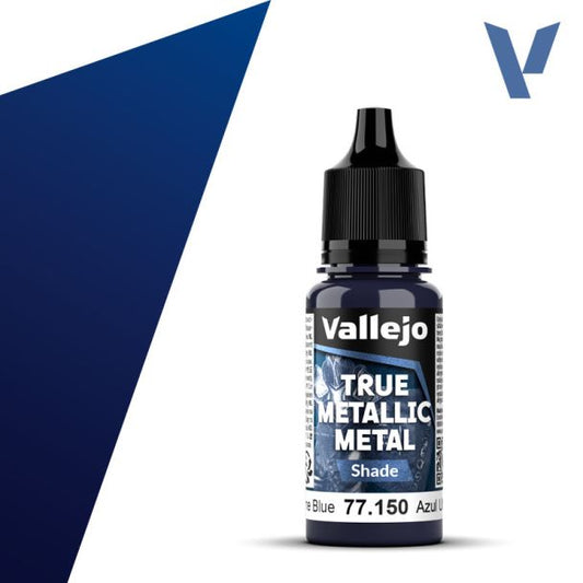 Vallejo True Metallic Metals - Ultramarine Blue (Shade)