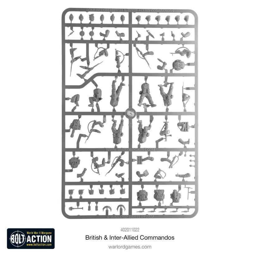 British & Inter-Allied Commandos Plastic Box Set