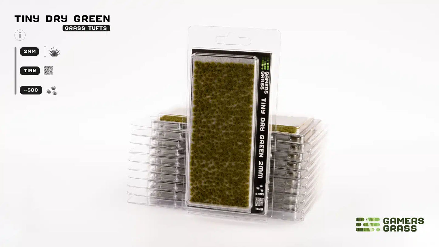 Dry Green Tiny Tufts 2mm