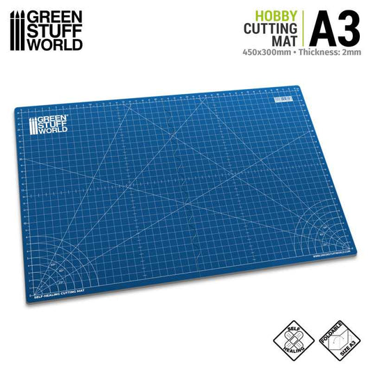 Hobby Cutting Mat - BLUE A3