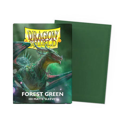 Dragon Shield 100 Forest Green Matte Sleeves