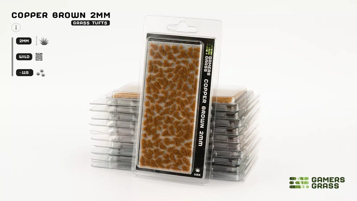 Copper Brown Tufts 2mm