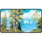 Ultra Pro - Bob Ross Lakeside Path - Black Stitched Playmat