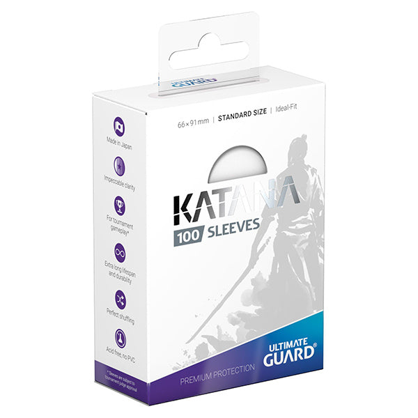 Katana Sleeves Standard Size - Transparent (100)