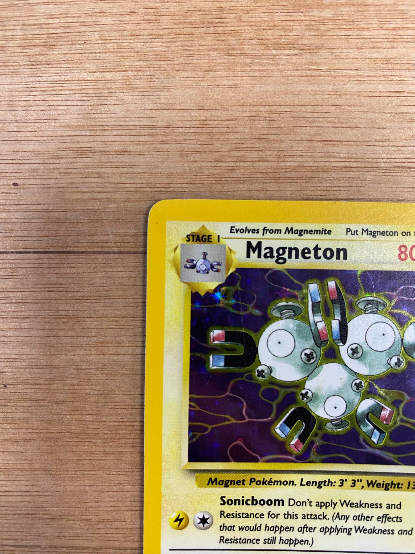 Magneton Holo 11/62 Fossil Single Pokémon Card