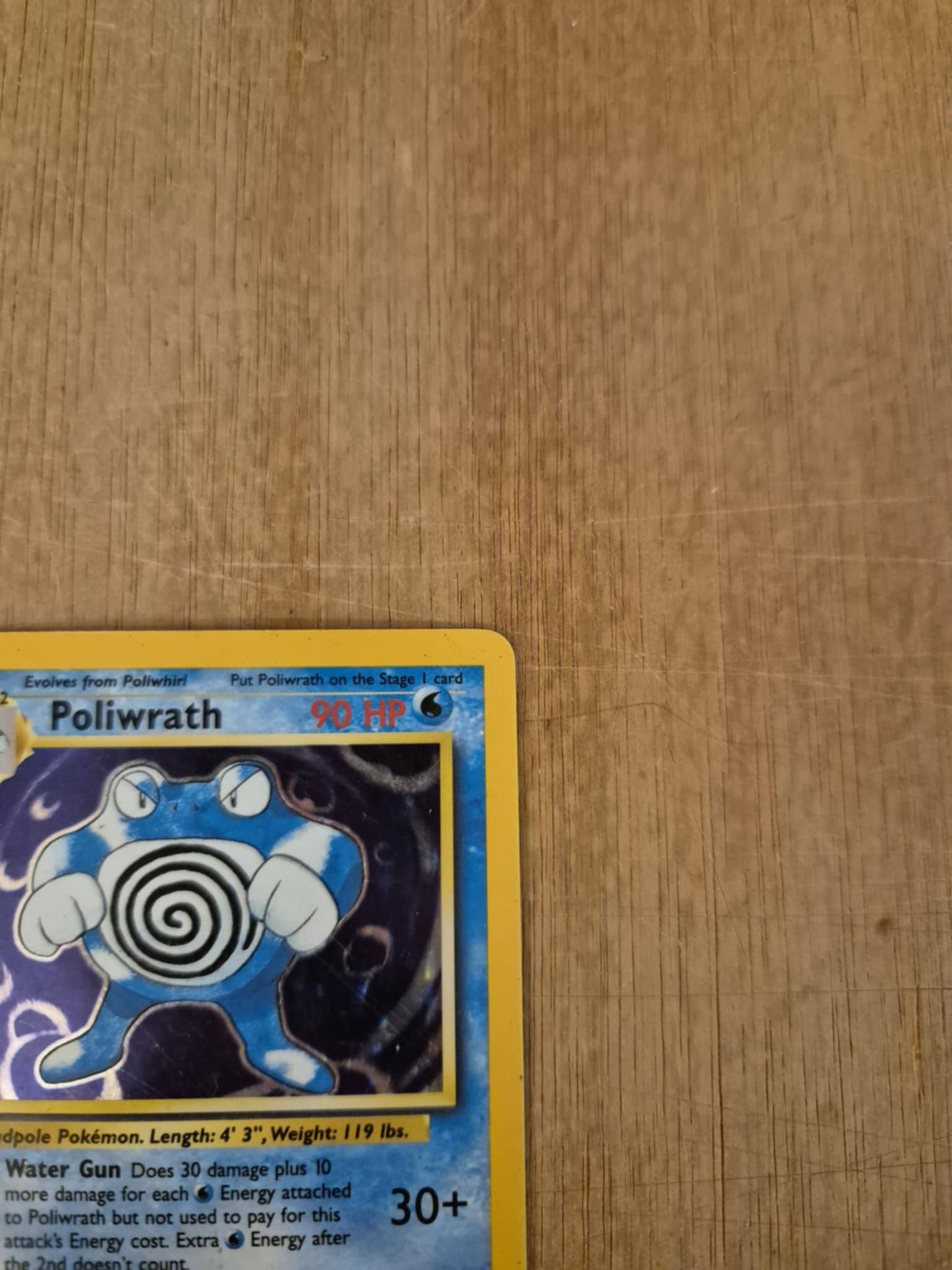 Poliwrath Holo 13/102 Base Set Single Pokémon Card