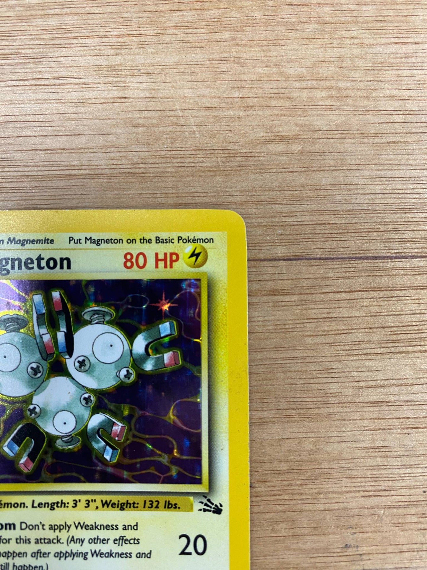 Magneton Holo 11/62 Fossil Single Pokémon Card