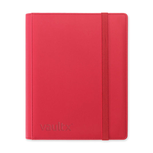 Exo-Tec 9 Pocket Strap Binder - Fire Red - 360