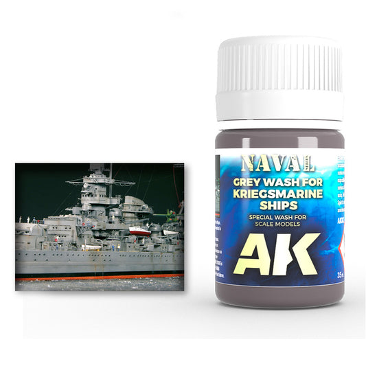 AK Weathering Paints - Wash For Kriegsmarine Ships