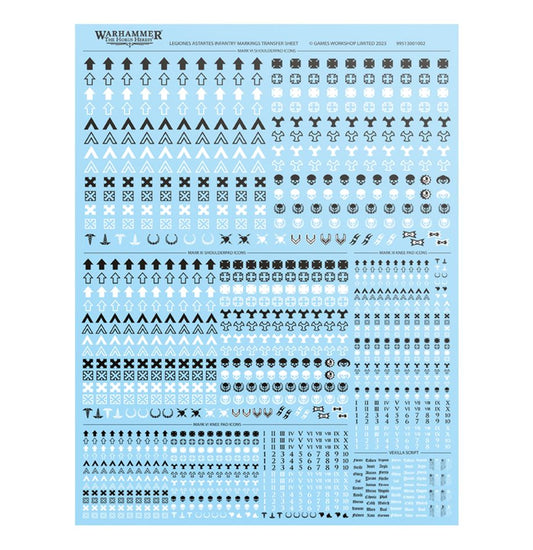 Legiones Astartes Infantry Markings Transfer Sheet