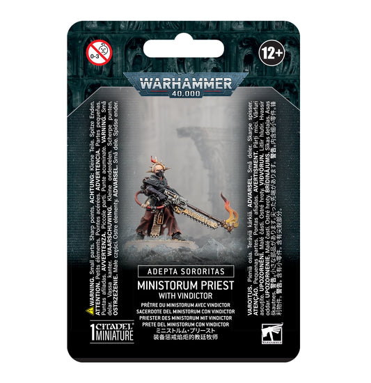 Adepta Sororitas: Priest with Vindictor