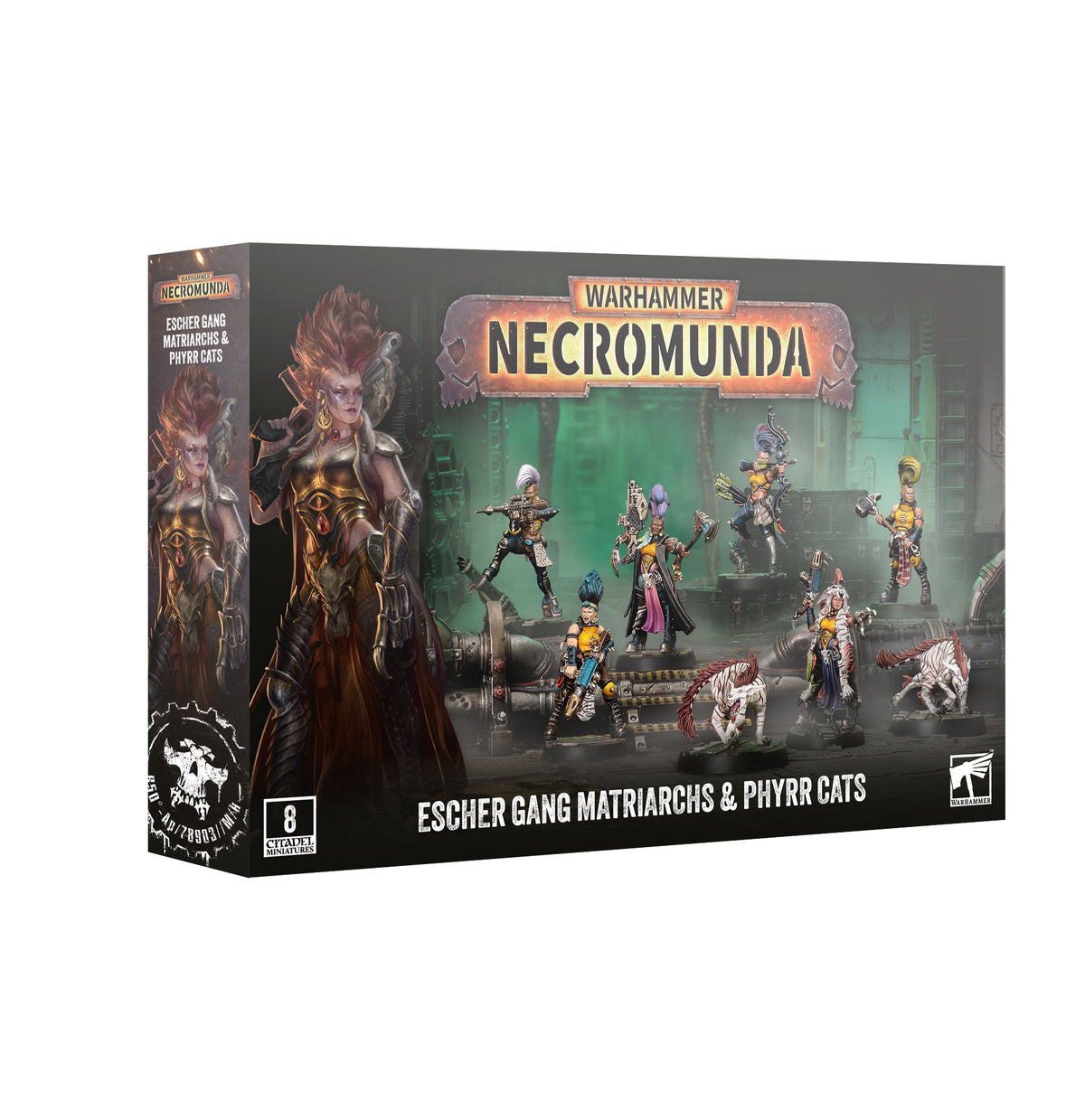 Necromunda – House Escher Matriarch & Phyrr Cats