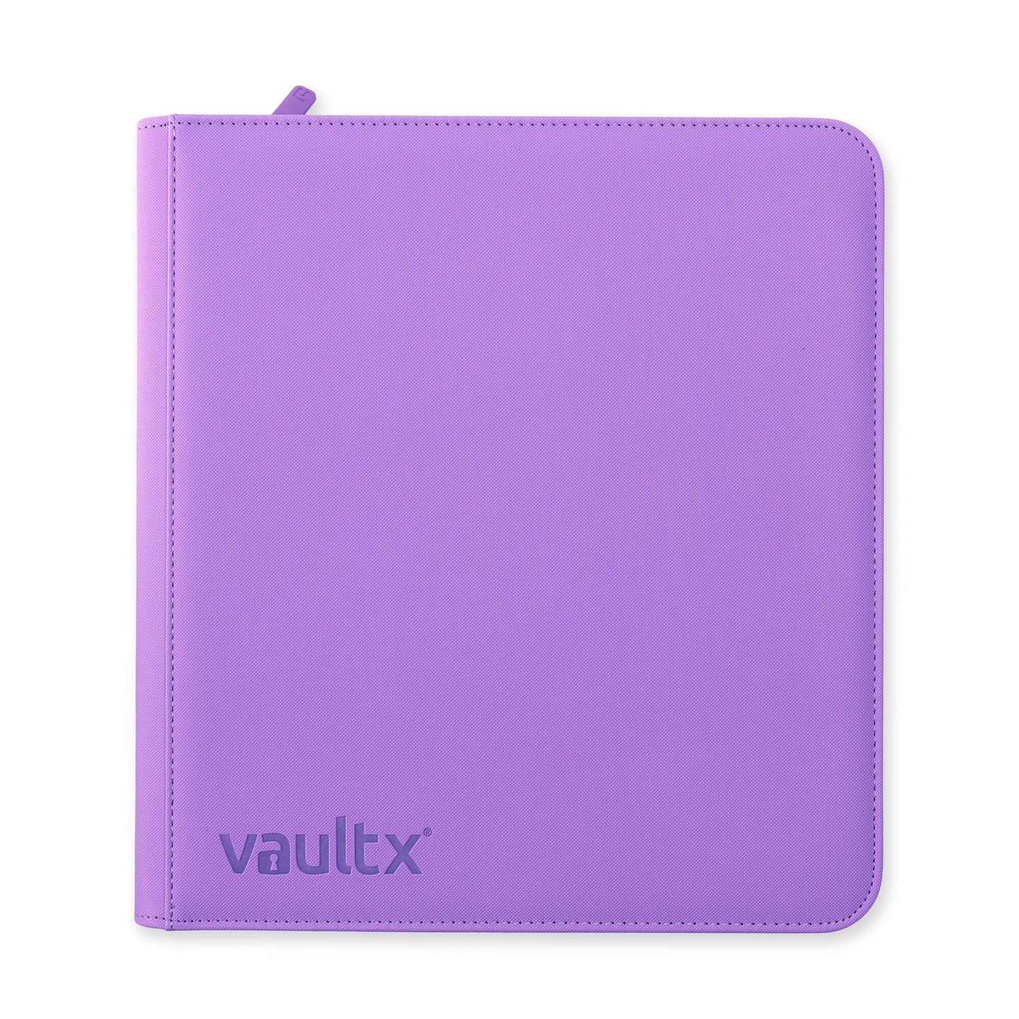 12 Pocket Exo Tec Zip Binder - Just Purple