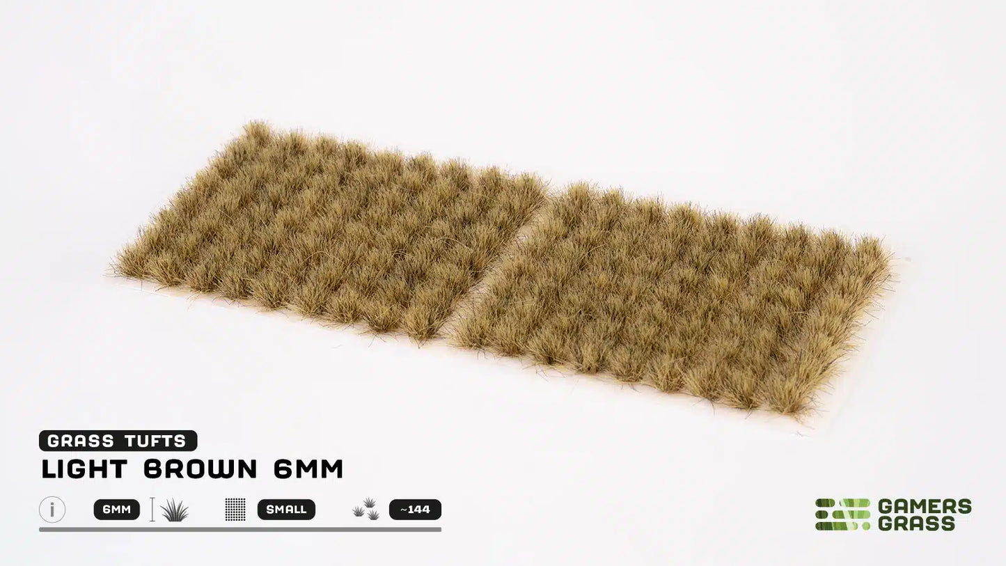 Light Brown Tufts 6mm - Small