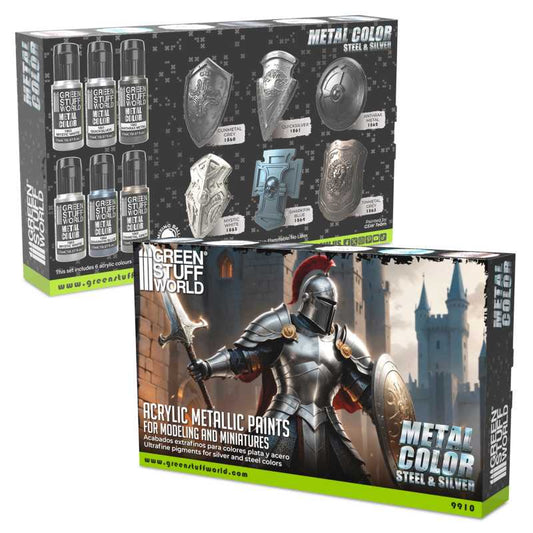 Metallic Paints Set - Silver