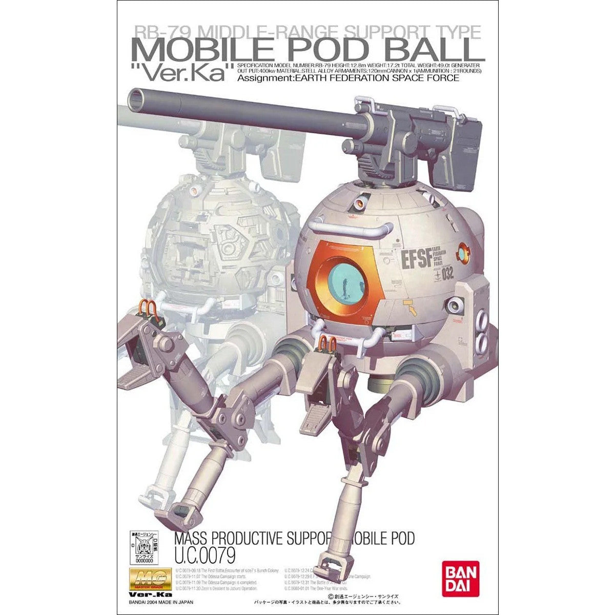 MG 1/100 Ball Version Ka