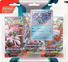 Pokémon TCG: Scarlet & Violet 4 - Paradox Rift - 3-Pack Display - Arctibax