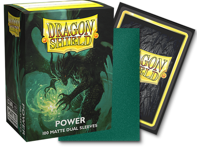 Dragon Shield Matte Dual Sleeves Standard Size - Power (100)