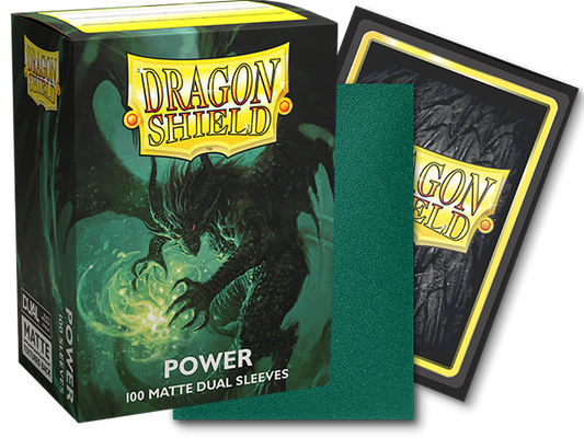 Dragon Shield Matte Dual Sleeves Standard Size - Power (100)