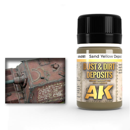 AK Weathering Paints - Sand Yellow Deposit