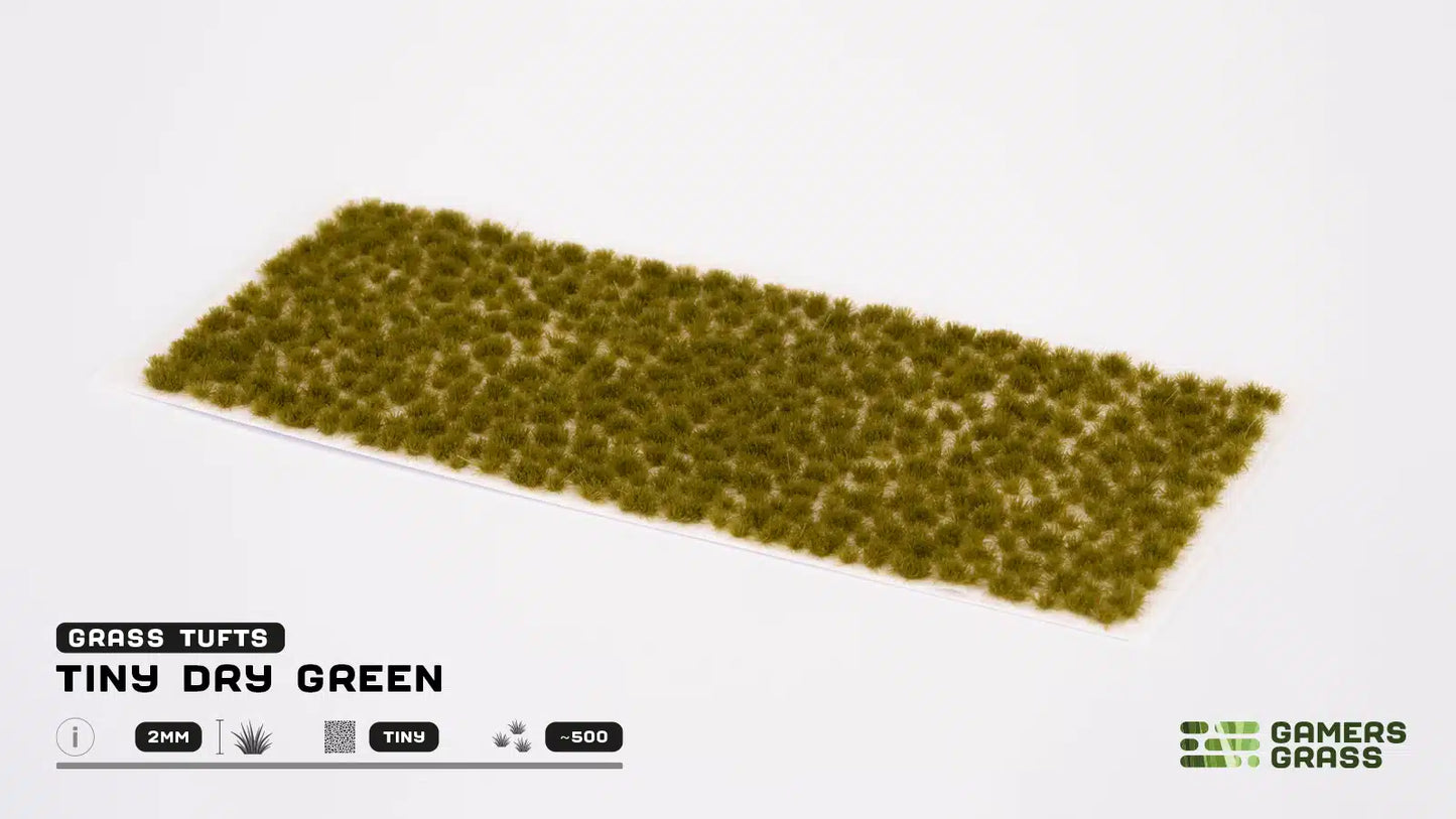 Dry Green Tiny Tufts 2mm