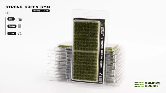 Strong Green Tufts Small (6mm)
