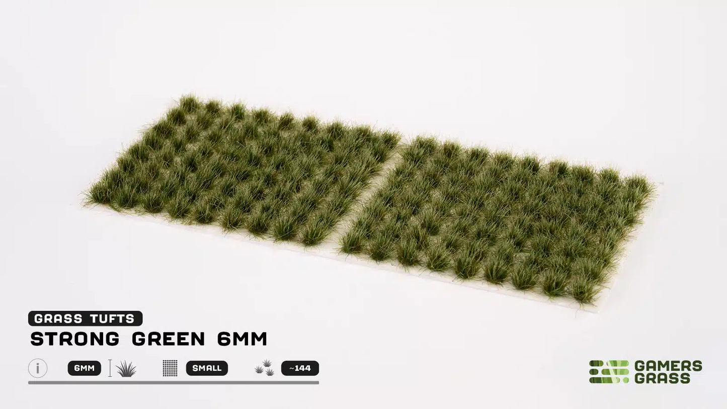 Strong Green Tufts Small (6mm)