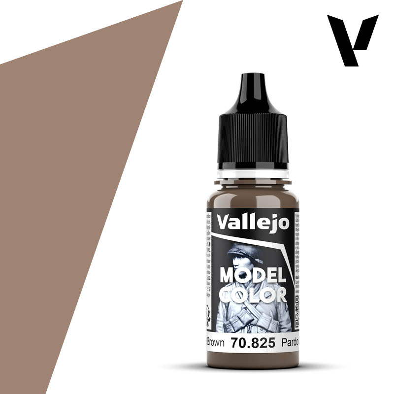 Vallejo Model Color 825 17ml German Pale Brown Matt Acrylic