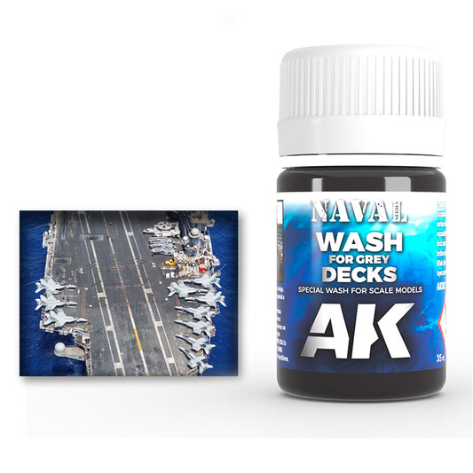 AK Weathering Paints - Wash For Grey Decks