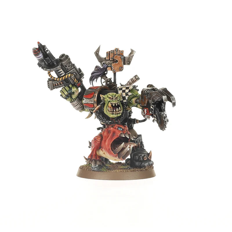 Ork Warboss with Attack Squig