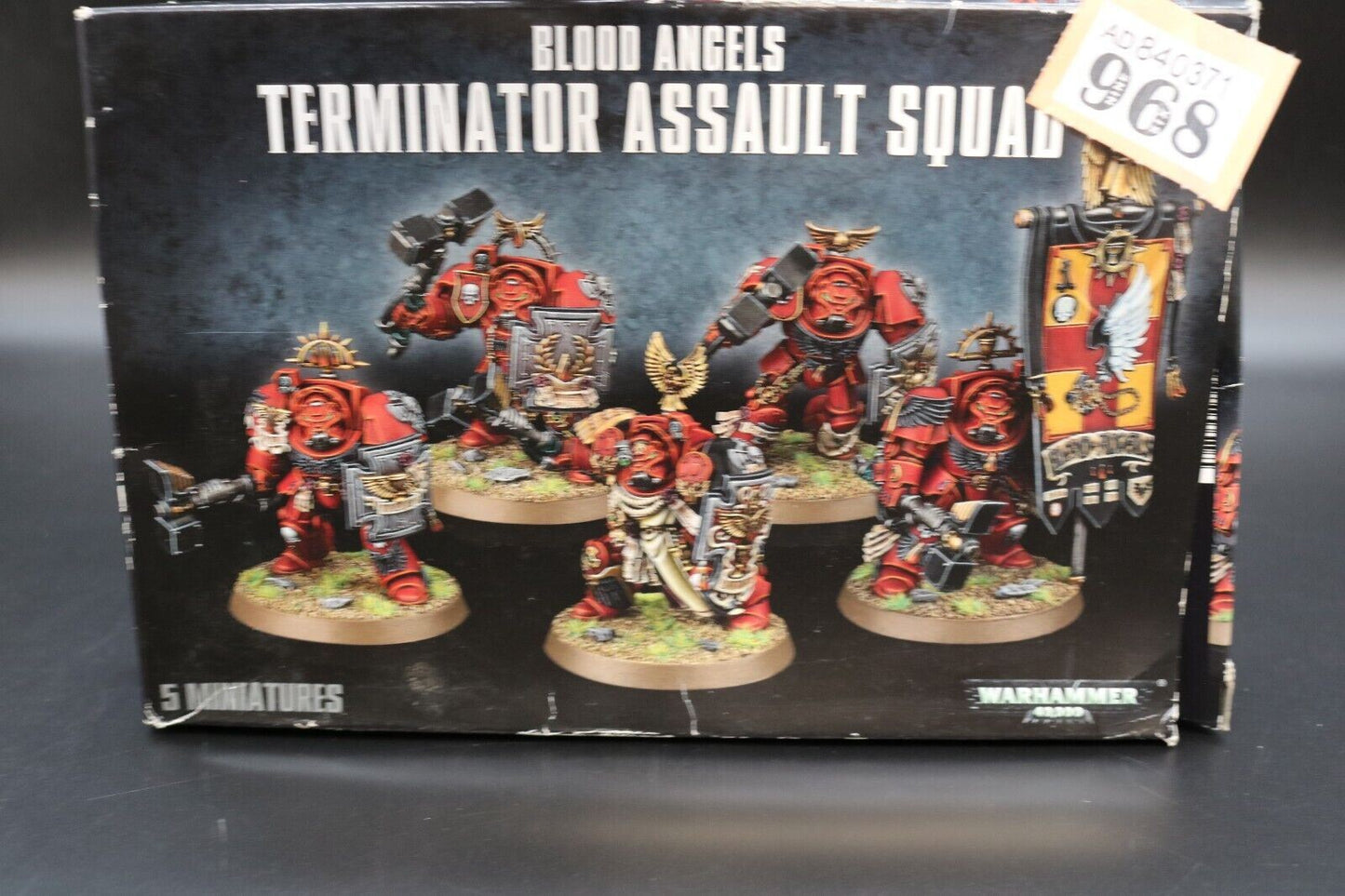 Blood Angels Terminator Assault Squad On Sprue Missing A few bits Warhammer 40k